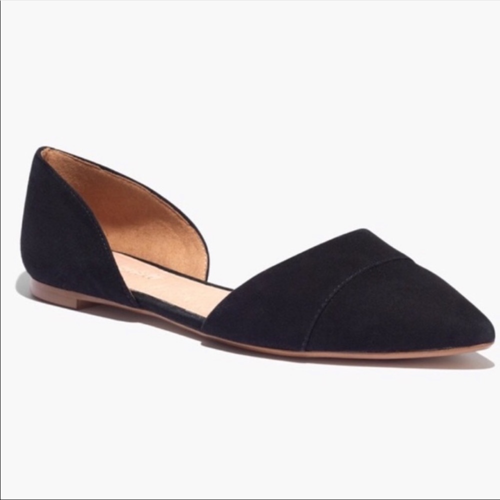 Madewell D’orsay Flats in suede